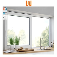 Ventana Deslizante de Alta Seguridad Nueva de Fábrica, Tamaño Pequeño, Ventana Horizontal de Plástico, Doble Acristalamiento, Ventana de Sótano, Ventanas de PVC