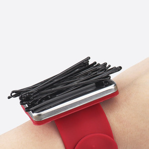 Bracelet magnétique personnalisé <span class=keywords><strong>avec</strong></span> logo pour salon, bracelet de poignet, aimant, anneau de fixation, maquillage, bracelet de montre, épingles à cheveux, ventouse, pince à cheveux en acier - Product Image 3