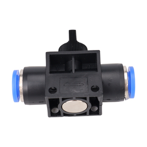 Válvula de mano, válvula de interruptor neumático de/8/6/4/10/12mm, conector rápido HVFF neumático, enchufe de válvula Manual - Product Image 4
