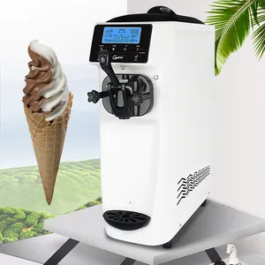 Maquina de Helado Suave Comercial Softy Máquina para hacer helados Yogur congelado Soft Serve Ice Cream Machine