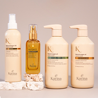 Shampooing et après-shampooing à l'huile d'argan naturelle en marque blanche pour une hydratation douce et régulatrice de sébum, OEM ODM