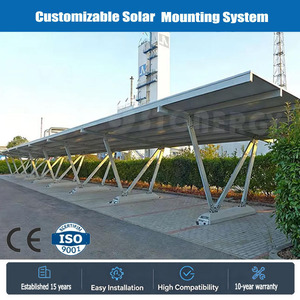 Structure d'<span class=keywords><strong>abri</strong></span> solaire en aluminium avec système de montage d'<span class=keywords><strong>abri</strong></span> d'auto pour structure d'application au sol - Product Image 2