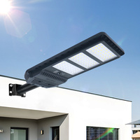 KCD Prix de Gros Système Solaire IP65 SMD 3030 300W 500W Lampe Solaire Extérieure Tout-en-un LED avec Télécommande