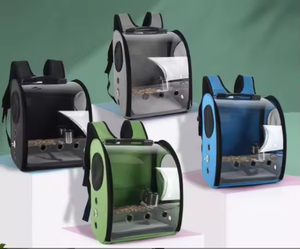 Cage de perroquet grand sac à dos pour animaux de compagnie à la main boîte de transport d'oiseaux Cage de perroquet sac à main taille grandes <span class=keywords><strong>Cages</strong></span> de perroquets - Product Image 3