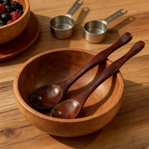 Wooden Spoon Solid Wood <b>Honey</b> Spoon Eco Friendly For Tea Coffee Stirring Party Use - Product Image 4