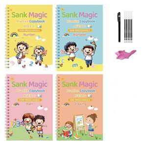 สมุดฝึกคัดลายมือสำหรับเด็กทำโลโก้ตามสั่งของขวัญส่งเสริมการขายสมุดฝึกมายากลสำหรับเด็ก - Product Image 4