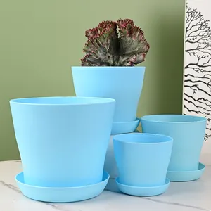 Baskom Bonsai Taman Keramik Kustom Makro Gaya Nordic Pot Bunga Dalam Ruangan Maceteros Chinos