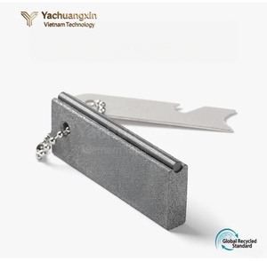 Aluminum <b>Fire</b> Starter With Keychain Survival <b>Tool</b> Outdoor Emergency Ignition Device - Product Image 6