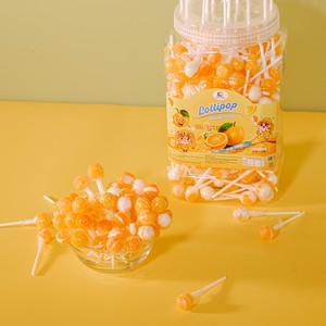 Lollipop Orange Tasty Sweet Soft <b>Candy</b> Dai Long Supplies Best Quality Delicious Fruit <b>Candy</b> With Stick - Product Image 4