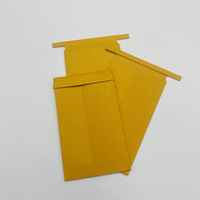 Sacs en papier kraft personnalisés en gros avec fermeture à lien métallique, réutilisables, pour l'échantillonnage de photos, de sable et de terre, et l'emballage de livraison avec lien.