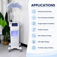 Stylo à bulles d'oxygène 12-en-1 Hydro Co2 pour peeling, mésothérapie, hydradermabrasion, appareil facial