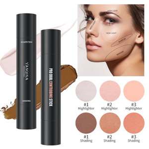 Vegan <b>Waterproof</b> <b>Sunscreen</b> Double-Sided Contour Concealer Stick Highlighter Mineral Infused Bronzer Silky Smooth Finish - Product Image 3