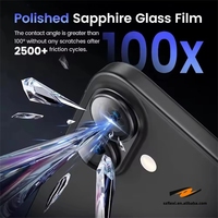 Protection d'objectif intégrale en verre trempé mat monobloc pour iPhone 17 Pro Max 17 Air/Pro – Vente Flash