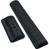 Repose-poignet en mousse à mémoire de forme personnalisé, très vendu, couleur noire, ensemble de tapis de clavier et de souris pour le bureau et la maison