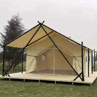 Hôtel de luxe, maison de séjour, semi-permanent, famille, luxe, toile, glamping, safari, tente