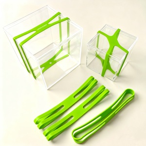 Tùy Chỉnh Sáng Tạo Đa-Sử Dụng Đàn Hồi X Cross-Phong Cách Thiết Kế <span class=keywords><strong>Silicone</strong></span> Ban Nhạc Cao Su Hộp Gói Cho Nhà Mục đích Khác Nhau - Product Image 2