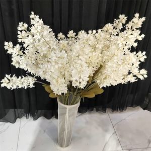 Flor de Jacinto <span class=keywords><strong>Orientalis</strong></span> de Seda Artificial Realista Hecha a Mano, 2 Tenedores para Decoración del Hogar, Boda y Navidad, Novedad de 2017 - Product Image 2