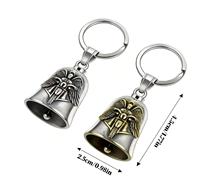 Collier en acier inoxydable 316L avec motif aile d'ange gardien, inaltérable et inoxydable, idéal pour les clochettes de cyclistes de style punk