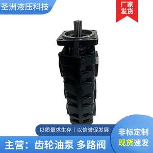 ปั๊มไฮดรอลิกสามเกียร์ Shengzhou Hydraulics รุ่น JHP สำหรับแท่นขุดเจาะแรงดันสูง สำหรับเครื่องจักรก่อสร้าง - Product Image 3