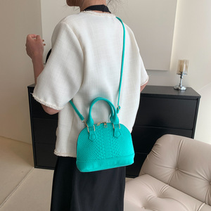 Sac à main tendance 2026, petit sac coquille à porter à la main, sac à bandoulière imprimé crocodile pour femme - Product Image 6