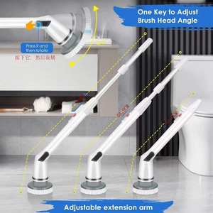 Electric Cleaning Brush Extendable Telescopic Cordless USB Powered Household Kitchen Bathroom Cleaning Tool With Multiple Brush - Product Image 3