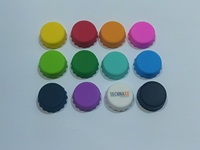 Bouchon de bouteille en silicone réutilisable et portable, taille/couleur personnalisables, pour brassage maison, accessoires de bar haut de gamme, couvre-boissons