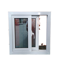Ventana Fija Abatible de PVC con Diseño Moderno Personalizado, Insonorizada y Resistente al Viento para Hoteles y Salas de Estar