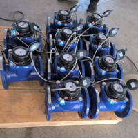 Compteur d'eau Woltman PN16 R80 avec impulsion, en fonte, installation horizontale, T50 T90, pour eau froide et chaude industrielle
