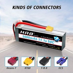 <span class=keywords><strong>HRB</strong></span> 5000mAh แบตเตอรี่3S 11.1V 50C Lipo สำหรับรถ RC/เครื่องบิน RC - Product Image 6