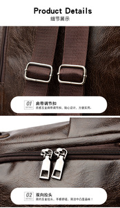Wholesale Pu Leather Stylish Luxury <b>Backpacks</b> for Women Multipurpose Zipper Ladies <b>Backpacks</b> New Custom Womens <b>Backpacks</b> - Product Image 4