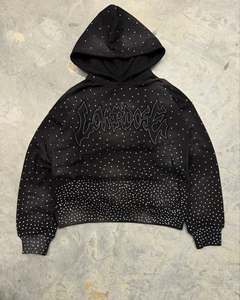 Tùy Chỉnh Bông Thời Trang Dạo Phố Tất Cả Các Hơn In Rhinestone loe Mồ Hôi Và Áo Bộ Chất Lượng Cao Tracksuit Mồ Hôi Phù Hợp Với Người Đàn Ông - Product Image 2