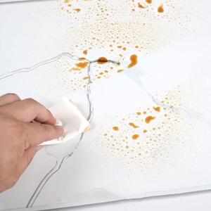 Panneau mural en <span class=keywords><strong>PVC</strong></span> moderne à effet marbre brillant, panneau mural en marbre, feuille de marbre, motif géométrique, installation par collage, imperméable - Product Image 4