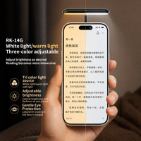 Lampe de remplissage souple RK-14G pour téléphones, compatible MagSafe, température de couleur réglable, pour selfies et photographie en direct