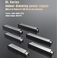 IP20 DALI-2 DT6 DT8 PUSH 0-10V Alimentation LED à intensité variable 12v 24v 100w 200w 300w Variateur de LED