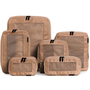 <b>Compression</b> Packing Cubes for Travel Luggage Organizer <b>Bags</b> Double Zipper Packing Cubes for Suitcases (6-Pack, Multiple color) - Product Image 4