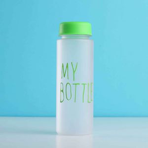 ขวดน้ำพลาสติกแบบใช้ซ้ำได้ของฉัน พร้อมฝาเกลียว ปลอดสาร BPA ดีไซน์ทันสมัย สำหรับการเดินทาง เดินป่า เหมาะสำหรับทุกเพศ - Product Image 4