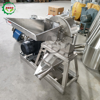 Broyeur à grains en acier inoxydable, moulin à poudre alimentaire, machine de broyage pour céréales
