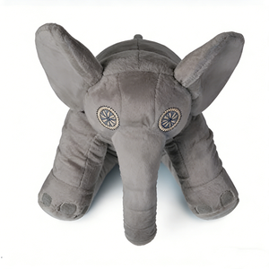 Peluche de elefante gris personalizado, Peluche de elefante, Peluche de elefante bebé, Peluche de animal de safari, Juguete de elefante gris - Product Image 3
