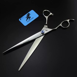 6/7/8 zoll Schwarz Ritter Professional Hair Schere Linkshänder Schere <span class=keywords><strong>Barber</strong></span> sets Scheren Friseur Salon Werkzeuge - Product Image 1