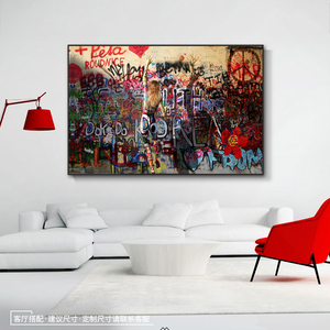 Donna <span class=keywords><strong>Sexy</strong></span> astratta Graffiti arte dipinti su tela sulla parete arte poster e stampe Street Art immagini su tela per soggiorno - Product Image 3