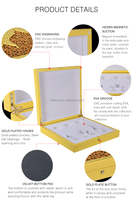 Boîte-cadeau en bois de luxe de haute qualité, boîte à bijoux personnalisée, boîte de rangement de bijoux en bois Mdf