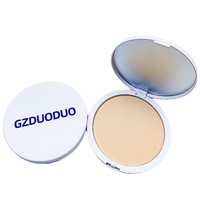 Poudre compacte pressée personnalisée OEM/ODM transfrontalière à marque privée, longue tenue, fini mat, contrôle du sébum, anti-agglomération, pour tous types de peaux