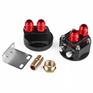 อะแดปเตอร์วัดอุณหภูมิน้ำมันและแรงดันน้ำมัน Auso-Racing 2-in-1 รุ่น An10 ทำจากอลูมิเนียมอัลลอย สำหรับการดัดแปลงรถยนต์ - Product Image 2