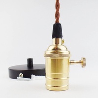 Douille en céramique isolante E27 à vis Edison 250V 4A avec fil, support de lampe en métal, ampoule certifiée CE