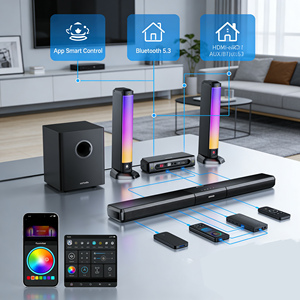 ULTIMEA <span class=keywords><strong>Apollo</strong></span> S80 : 121 préréglages d'égaliseur et personnalisation sur 10 bandes. Profitez d'un son sans perte via HDMI-eARC pour une qualité sonore de <span class=keywords><strong>studio</strong></span>. - Product Image 1
