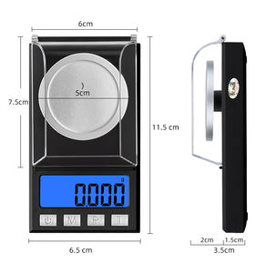 स्थिर इलेक्ट्रॉनिक गहने मिनी डिजिटल परिशुद्धता 0.01g गोल्ड डायमंड डिजिटल पॉकेट स्केल बिक्री के लिए - Product Image 3