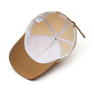 Gorra de Béisbol de 6 Paneles, 100% Algodón, Unisex, para Verano, Protección Solar, Personalizable para Parejas, con Hebilla Metálica Bordada - Product Image 4
