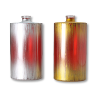 Bouteille de parfum en gros à bas prix bouteille de pulvérisation en verre dépoli cosmétique boîte ronde de 30 ml 50ml 100ml bouteille de parfum