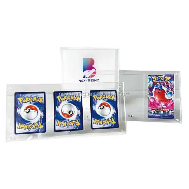 Tùy chỉnh BGS cgc chấm điểm thẻ hiển thị khung tường mountable Acrylic Pokemon phân loại thẻ thể thao tấm khung