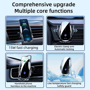 <span class=keywords><strong>Chargeur</strong></span> de <span class=keywords><strong>voiture</strong></span> sans fil rapide pour iPhone <span class=keywords><strong>Samsung</strong></span>, universel, 2026, 15W, support de téléphone de <span class=keywords><strong>voiture</strong></span> à <span class=keywords><strong>induction</strong></span> pour grille d'aération - Product Image 4